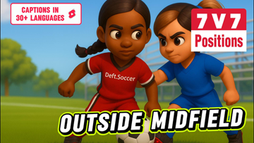 Role of an Outside Midfielder in 7v7 Soccer