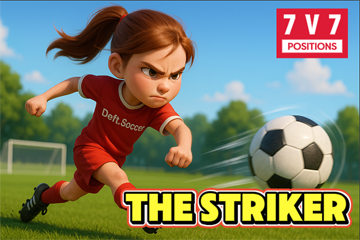 The Striker role in 7v7 Soccer